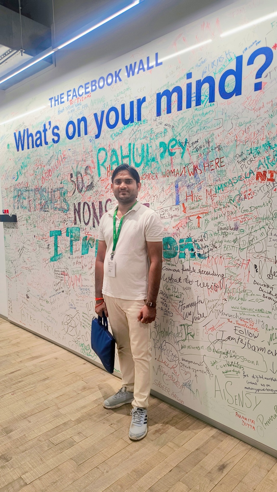 rajkumar sahu at facebook office